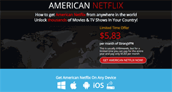 Desktop Screenshot of americannetflix.com